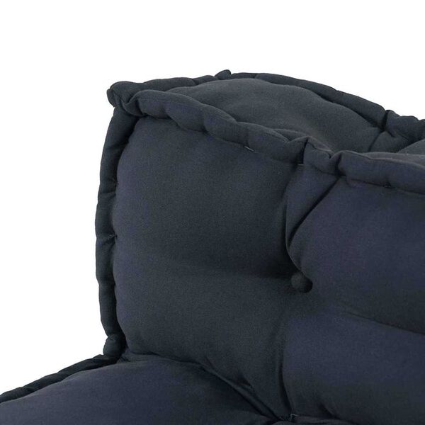 vidaXL Sofa Cushion 2 pcs Anthracite Fabric