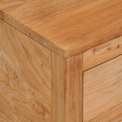 vidaXL Sideboard 49.2"x11.8"x29.5" Solid Teak Wood