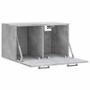 vidaXL Wall Cabinet Concrete Gray Engineered Wood Medium Wall Cabinet