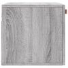vidaXL Wall Cabinet Gray Sonoma Engineered wood Medium Wall Cabinet