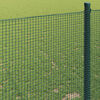 vidaXL Welded Wire Fence Green 5.2'x 32.8'Steel