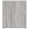 vidaXL TV Cabinet Grey Sonoma Engineered wood Medium TV Cabinet