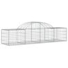 vidaXL Gabion Basket Set of 20 Silver Galvanized Iron