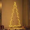 vidaXL Metal Christmas Tree for Decoration Black 70.9"