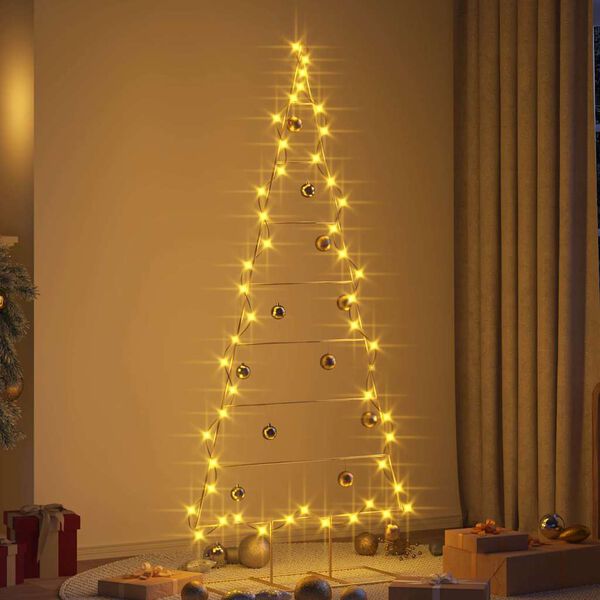 vidaXL Metal Christmas Tree for Decoration Black 70.9"