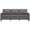 vidaXL 3-seater Sofa Gray