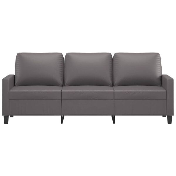 vidaXL 3-seater Sofa Gray