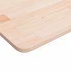 vidaXL Table Top Medium brown Solid oak wood 19.7 in Durable Table Top