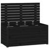 vidaXL Garden Box Black Solid pine wood 39.8 in x 19.9 in x 18.3 in