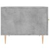 vidaXL Coffee Table Concrete Grey 19.7x19.7x15.7" Engineered Wood