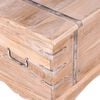 vidaXL Storage Chest Brown Solid Acacia wood Medium Storage Chest