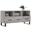 vidaXL TV Cabinet Grey Sonoma Engineered wood, Iron Medium TV Cabinet