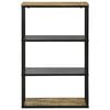 vidaXL Bookcase 27.56 x 13.78 x 43.31 in Solid Mango wood