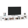 vidaXL TV Cabinet White Engineered Wood Large TV Cabinet Rectangular