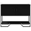 vidaXL Console Table Black Engineered wood Narrow Console Table