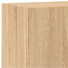 vidaXL TV Wall Cabinet Sonoma Oak Engineered Wood Medium TV Wall Cabinet