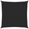 vidaXL Sunshade Sail 1.75 oz/ft&sup2; Black 19.7x19.7' HDPE