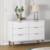 vidaXL Drawer Cabinet White