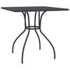 vidaXL Garden Table Anthracite Steel (e-coated and powder-coated) 31.5 in