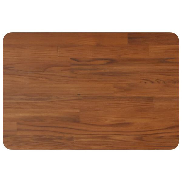 vidaXL Bathroom Countertop Dark Brown 23.6"x15.7"x1" Treated Solid Wood