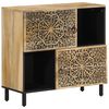 vidaXL Side Cabinet 31.5"x13"x29.5" Solid Wood Mango