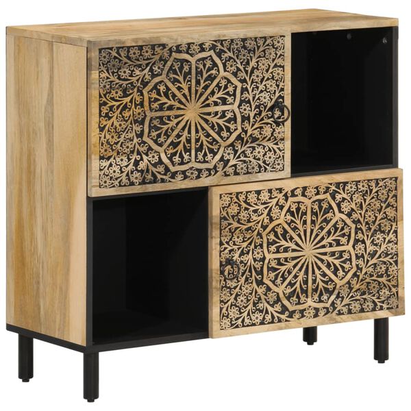 vidaXL Side Cabinet 31.5"x13"x29.5" Solid Wood Mango