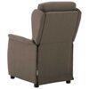 vidaXL Recliner Chair Taupe 67.5 x 93.5 x 101.5 cm fabric