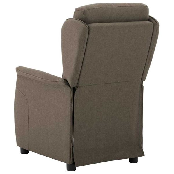 vidaXL Recliner Chair Taupe 67.5 x 93.5 x 101.5 cm fabric