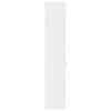 vidaXL Slim Storage Cabinet White 11.8"x16.7"x88.6" Engineered Wood