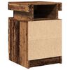 vidaXL Bedside Cabinet Set of 2 Old wood Engineered wood