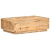 vidaXL Coffee Table Natural wood Rough mango wood Medium Coffee Table
