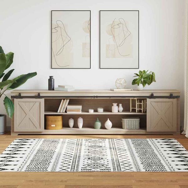 vidaXL Sliding Cabinet Door Kit 96.1 " Carbon Steel