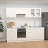 vidaXL Kitchen Cabinet Set White Engineered Wood Standard