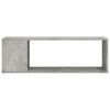 vidaXL TV Cabinet Concrete grey Engineered wood Medium TV Cabinet