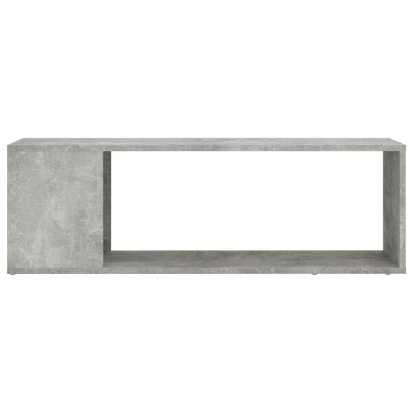 vidaXL TV Cabinet Concrete grey Engineered wood Medium TV Cabinet