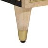 vidaXL Side Cabinet Bleached natural Solid mango wood, engineered wood