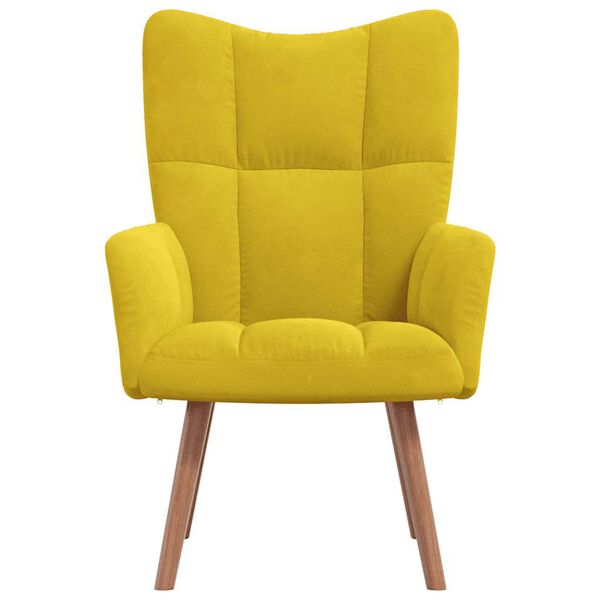 vidaXL Relaxing Chair Mustard Yellow