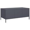 vidaXL Coffee Table Anthracite Cold-rolled steel 40.0 x 19.7 x 17.1 in