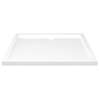 vidaXL Rectangular ABS Shower Base Tray White 31.5"x35.4"