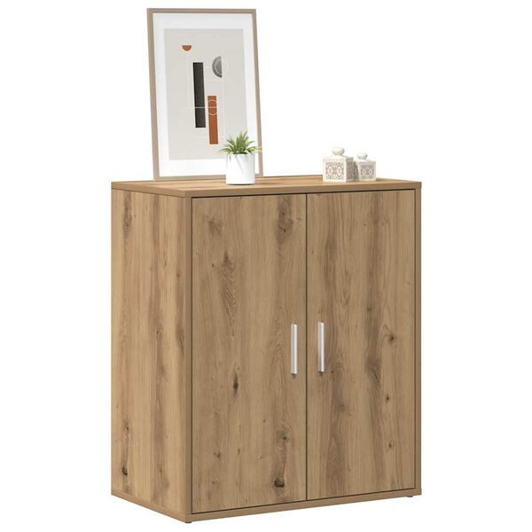 vidaXL Shoe Cabinet Artisan Oak Engineered Wood Medium Shoe Cabinet