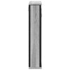 vidaXL Bathroom Mirror Cabinet Grey Sonoma