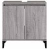 vidaXL Sink Cabinet Grey Sonoma Engineered wood 22.8x13.0x23.6 in