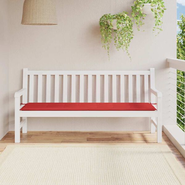 vidaXL Garden Bench Cushion Red Oxford fabric (100% polyester)