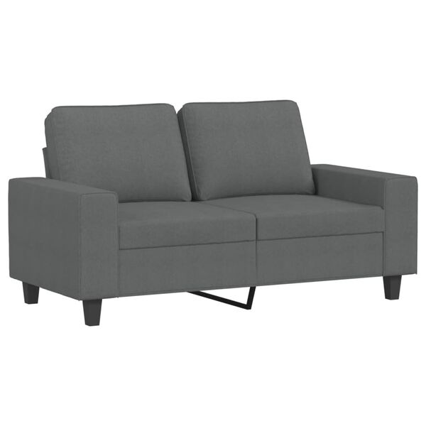 vidaXL Sofa Set Dark grey Fabric (100% polyester), metal, textilene, plywood