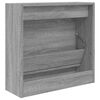 vidaXL Shoe Cabinet Gray Sonoma Engineered Wood