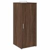 vidaXL Storage Cabinet Brown Oak Engineered wood Medium Storage Cabinet