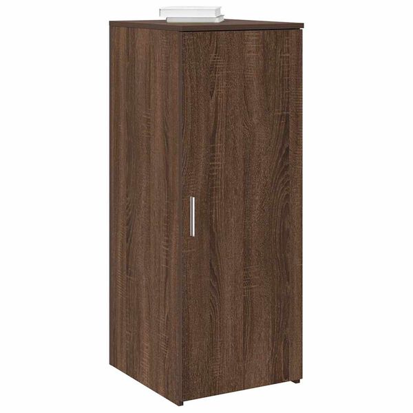 vidaXL Storage Cabinet Brown Oak Engineered wood Medium Storage Cabinet