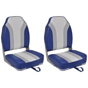 vidaXL Foldable Boat Chairs 2 pcs High Backrest(2x90773)
