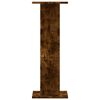 vidaXL Plant Stands 2 pcs Smoked Oak 11.8x11.8x31.5" Engineered Wood