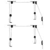 vidaXL Bike Hoists with Ceiling Mount 2 pcs 44.1 lb
